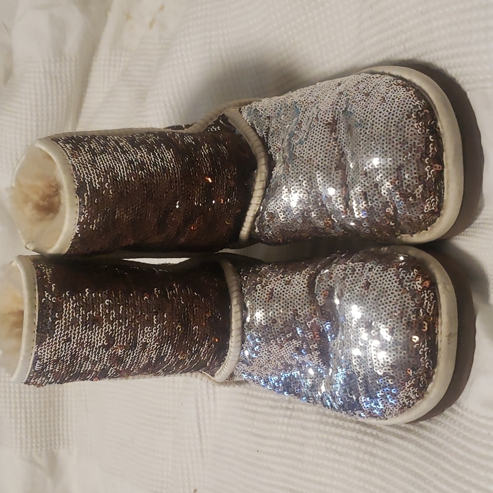 Gold UGG boots